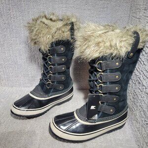 Sorel Joan of Arctic Women's Size US 9 Gray Black Waterproof Boots 2429-010